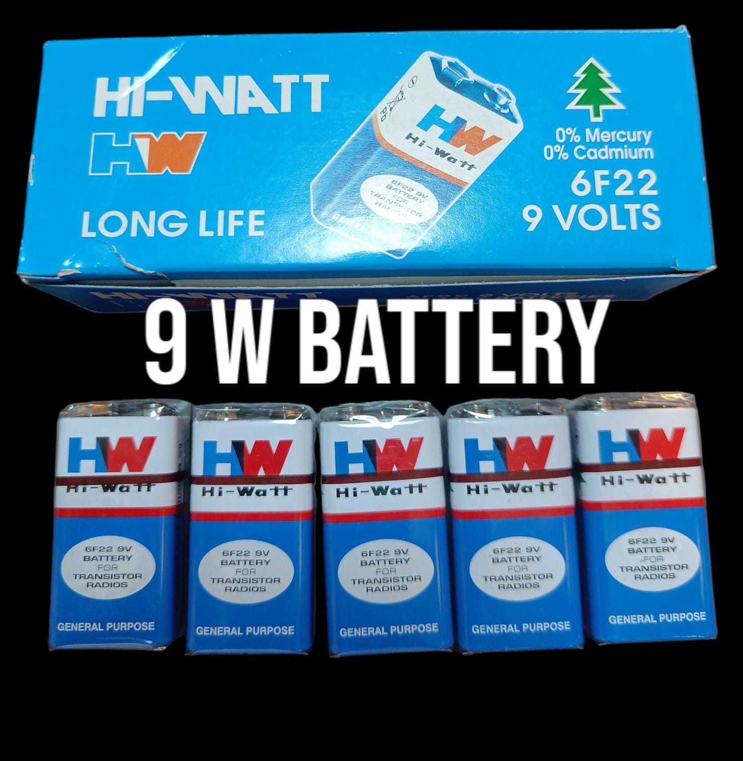 BATTERY 9W HW
